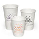 Personalized Confetti Dot White Paper Party Cups Image 3 of 10